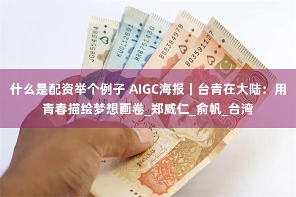 什么是配资举个例子 AIGC海报｜台青在大陆：用青春描绘梦想画卷_郑威仁_俞帆_台湾