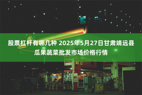 股票杠杆有哪几种 2025年5月27日甘肃靖远县瓜果蔬菜批发市场价格行情