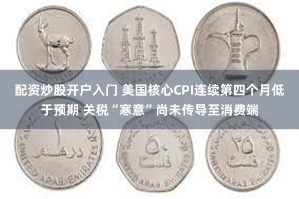 配资炒股开户入门 美国核心CPI连续第四个月低于预期 关税“寒意”尚未传导至消费端